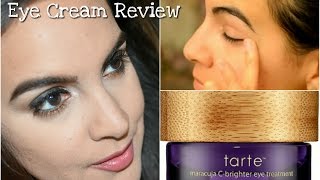 tarte Maracuja CBrighter Eye Treatment Review [upl. by Yelsel495]