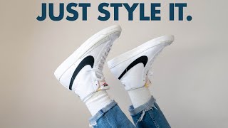 How To Style Nike Blazer Mid 77 Sneakers [upl. by Ashley]