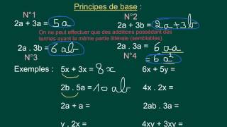 Introduction au calcul litteral 1 Principes de base [upl. by Gothar]