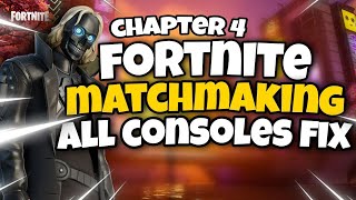 How To Fix Fortnite Chapter 4 Matchmaking Issues on PS5  PS4  Xbox [upl. by Kostival212]