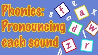 English Letter Pronunciation  Phonics [upl. by Granny]