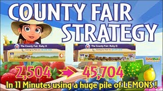 Farmville 2 Country Escape County Fair Strategy [upl. by Yesnikcm]