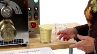 Making Fresh Pasta on P3 Pasta Extruder [upl. by Saenihp]