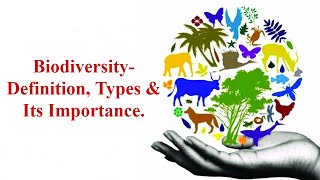 BiodiversityDefinition Types Of Biodiversity Importance of Biodiversity [upl. by Miahc426]