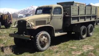 1944 GMC CCKW 25 Ton Vintage Cargo Truck on GovLiquidationcom [upl. by Odey]