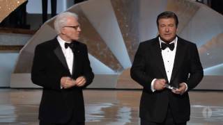 Steve Martin and Alec Baldwins Opening Monologue 2010 Oscars [upl. by Etterraj]