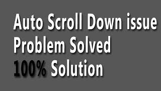 Windows 10 Auto Mouse Scrolling Down Problems❤️Solved [upl. by Elkcim]
