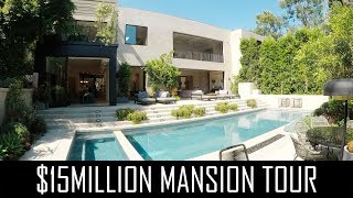 15million Beverly Hills modern mansion tour [upl. by Ledairam]