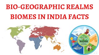 Introduction to Biogeographic Realms of World amp Biomes of India for UPSCPSC Exams [upl. by Tiernan]