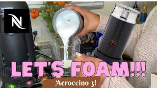 How To Foam Milk With Aeroccino 3 Make Coffee With Foam Tips amp Tricks  Easy Foamed Latte Recipe [upl. by Aivon]