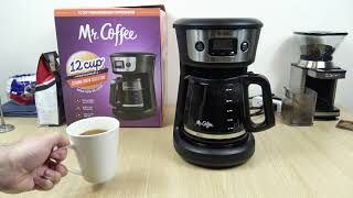 Mr Coffee 12 Cup Programmable Coffeemaker  Full Demo [upl. by Esalb]