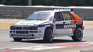 600HP Turbo Lancia Delta Integrale EVO on the Track [upl. by Inohtna]