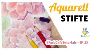 Wie verwende ich Aquarellstifte  FarbCafé Tutorial 23 [upl. by Osnofledi702]