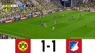 DORTMUND 1 GEGEN 1 HOFFENHEIM  BUNDESLIGA 2425  SIMULATION germany [upl. by Ahsitram]