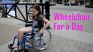 Day In A Wheelchair Challenge  Bethany G [upl. by Alekehs]