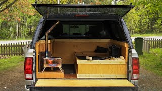 Wood Stove Truck Camper  How To Heat A Camper [upl. by Warp457]