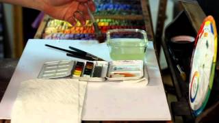 Underpainting techniques on UART Watercolor Wash Part One The Underpainting [upl. by Shena]