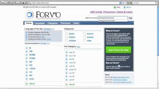 How to use Forvo [upl. by Nalloh]