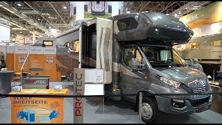 PROTEC Q18 SlideOuts Slideout Wohnmobil 2020 Walkaround Test Review Rundgang Luxuswohnmobile [upl. by Midge]