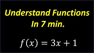 Learn Functions – Understand In 7 Minutes [upl. by Enihpad]