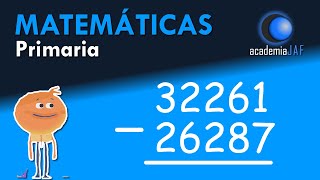 RESTAS CON LLEVADAS de 3 o más cifras  Matemáticas [upl. by Minny187]