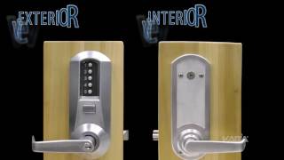 Simplex 5000 Lock  How to Change the Combination Exterior Combination Change [upl. by Naasar]