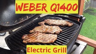 Weber Q1400 Electric Grill [upl. by Leddy341]