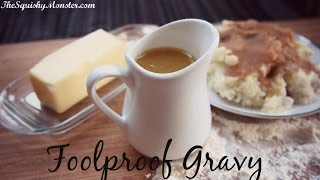 EASY BASIC Gravy Foolproof Recipe [upl. by Paluas151]