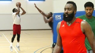 James Harden NBA MVP Highlights at Rico Hines UCLA Run Houston Rockets [upl. by Strickman]