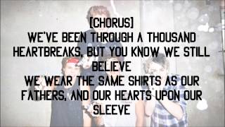 5SOS  Hearts Upon Our Sleeve feat Scott Mills Lyrics [upl. by Jackqueline39]