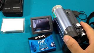 Panasonic Mini DV Camcorder 24X Optical Zoom800X PVGS9 [upl. by Ttezzil790]