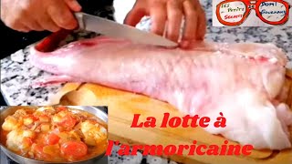 Les Petits secrets de Domi Gourmand  Tuto de la lotte à lArmoricaine [upl. by Ayikin]