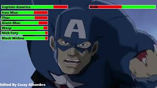 The Ultimate Avengers 2006 Final Battle with healthbars [upl. by Diamond]