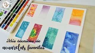 TÉCNICAS INCREÍBLES PARA PINTAR CON ACUARELAS  YOUR CREATIVE CHANNEL [upl. by Anasiul]