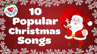 Top 10 Popular Christmas Songs and Carols Playlist 🎅 [upl. by Llechtim]