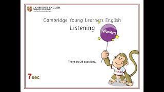 Cambridge Movers Listening test [upl. by Claiborne]