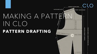 Making Pattern Pattern Drafting EN [upl. by Vanny]