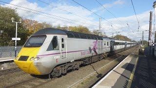 InterCity 125 HSTs at speed ECML [upl. by Tegdirb]