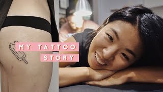 My Tattoo Story  Butt Tattoo Vlog amp Experience [upl. by Naibaf920]