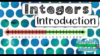 Integer Intro Video Lesson [upl. by Collyer]