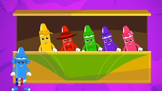 crayons couleur chanson  apprendre noms couleurs  chanson couleur en français  Crayons Color Song [upl. by Kotta50]