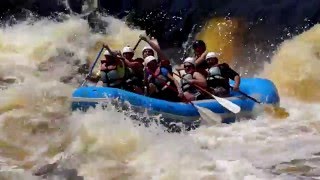 Wisconsin Rafting on the Menominee River with Wildman Adventure Resort [upl. by Magnolia]