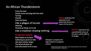 Analysis of An African Thunderstorm David Rubadiri [upl. by Noorah500]