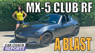 2021 Mazda MX5 Miata Club RF Is A BLAST Is It The BEST Sportscar [upl. by Deevan]