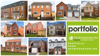 The Persimmon Homes UK Portfolio Of House types by Showhomesonline [upl. by Emmerie63]