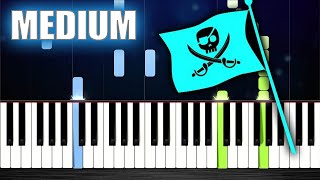 WELLERMAN  Piano Tutorial MEDIUM by PlutaX [upl. by Ennairrek]