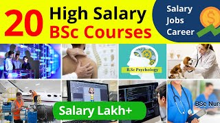 20 High Salary Bsc Courses  Jobs For PCB amp PCM Students [upl. by Hasin]