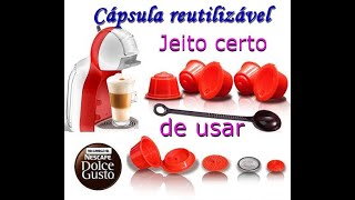 Cápsula reutilizável Dolce Gusto  Dicas pra não danificar a cafeteira [upl. by Aiuhsoj879]