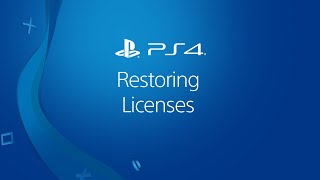 PS4 – Restore licenses for PlayStation Store purchases [upl. by Aninat]