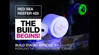 RED SEA REEFER 425 BUILD SERIES  Episode 1  Installing the Clarisea SK 3000 and custom plumbing [upl. by Adiel]